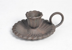 CAST IRON TEACUP CANDLE HOLDER