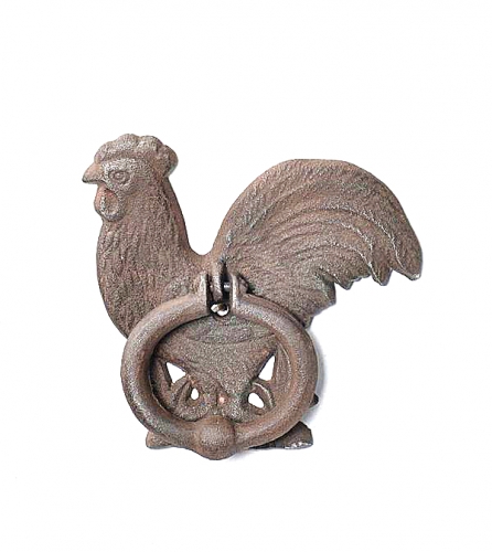 CAST IRON ROOSTER DOOR KNOCKER