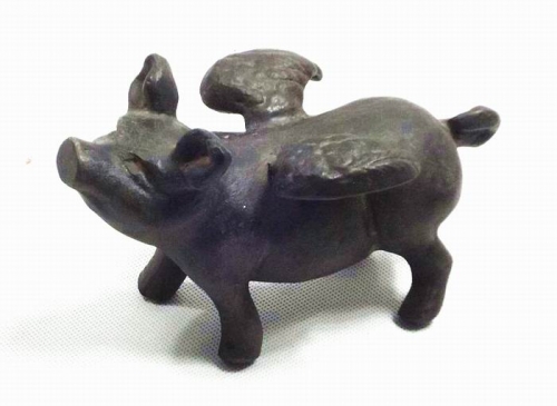 CAST IRON DECOR - PIG