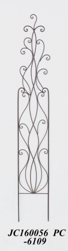 Decorative Wrought Iron Garden Stake Fence