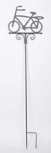 DECORATIVE STAKE WITH BICYCLE