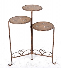 Rustic Metal Plant Floor Standing Flower Holder