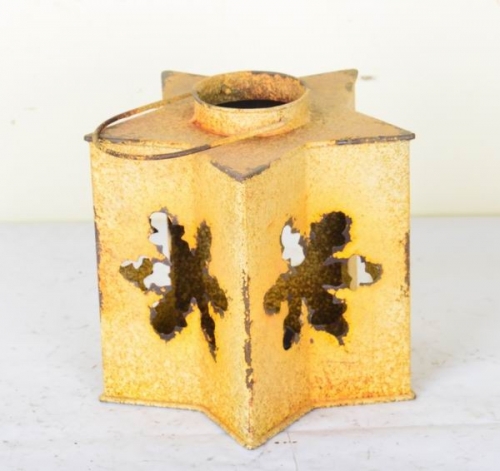 Metal Candle Holder with Handle