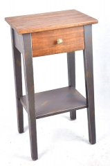 Brown Wooden 1 Drawer Cupboard Storage Cabinet Free Standing