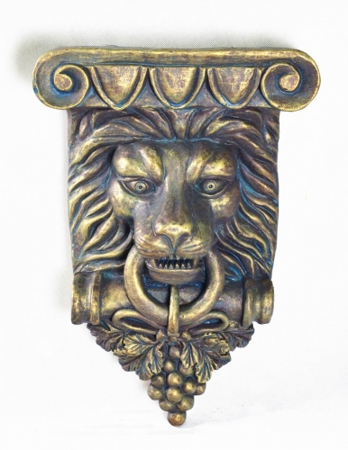 Lion Head Statue Decorative Wall Hanging