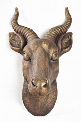 Antelope Head Statue Decorative Wall Hanging