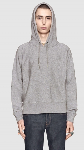 Men logo print quality hoodies