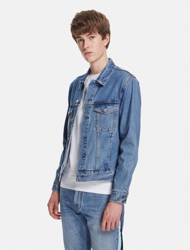 Fashion casual sports classic men's denim shirt