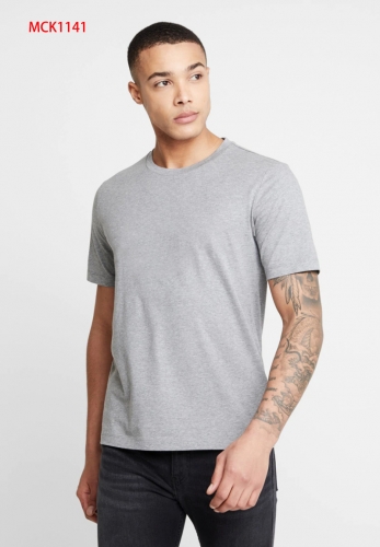 Fashion casual sports cotton men's round neck T-shirt