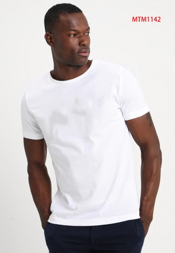 Fashion casual sports cotton men's round neck T-shirt