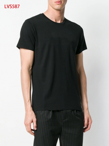 Fashion casual sports men's round neck cotton T-shirt