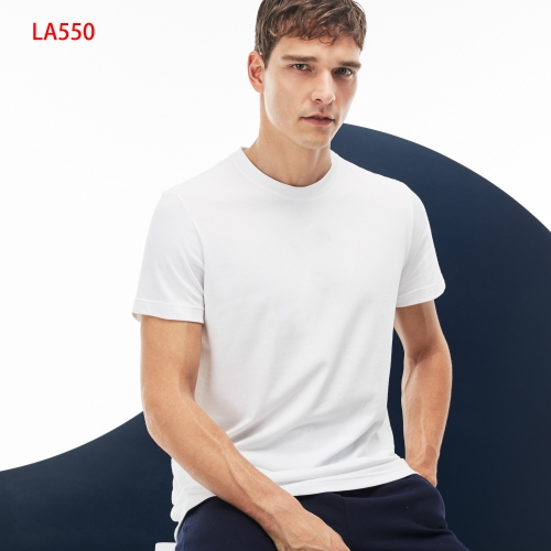New hot cotton men's fashion casual sports round neck T-shirt