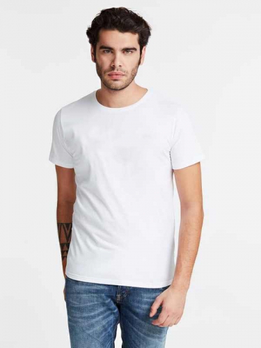 Men Cotton Crewneck Tee-MGU0351731