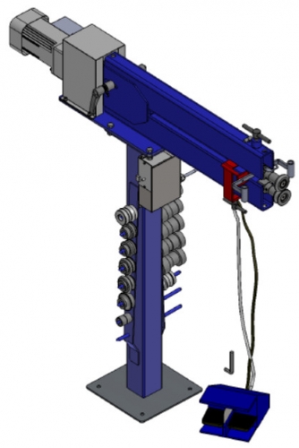 Rotary Machine- Powered(110V/60Hz,Variable Speed, Double Directions Foot Pedal)