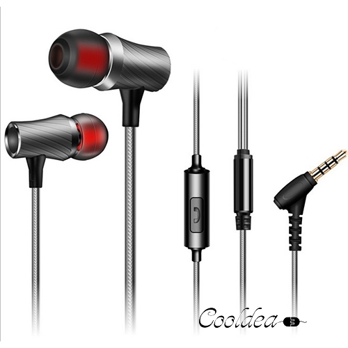 D03 Metal bass-ear headphone