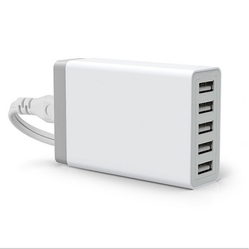 5USB Charger UK version/US version/EU version Smart faster charger 5V 8A