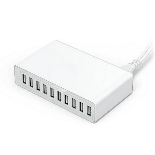 Hot seller UK/US/EU Version Charger 10USB 10A 50W