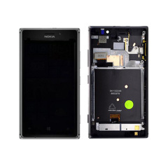 Nokia Lumia 925 Full LCD Digitizer Touch Screen Assembly with frame Replacement Part Black