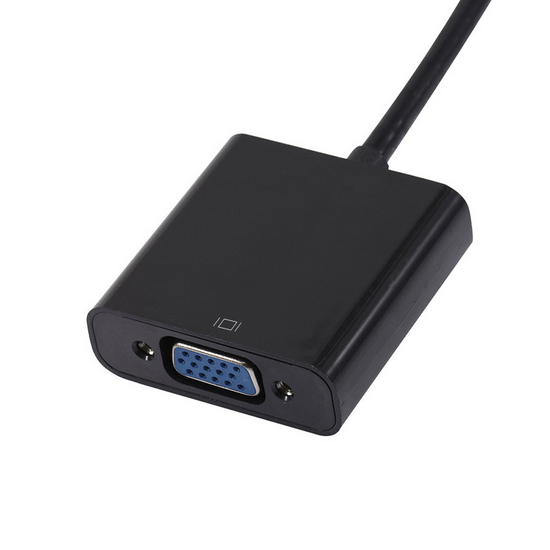 Spot wholesale hdmi to vga HD adapter cable hdmi to vga line support 1080P