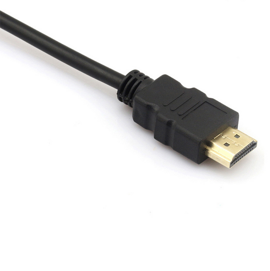 Spot wholesale hdmi to vga HD adapter cable hdmi to vga line support 1080P