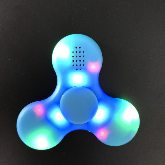 New light-emitting music decompression rechargeable Bluetooth playback flash fingertips Spinner