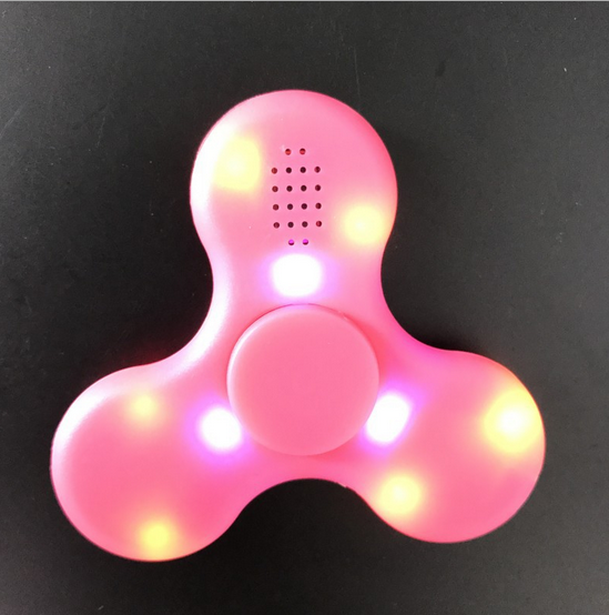 New light-emitting music decompression rechargeable Bluetooth playback flash fingertips Spinner