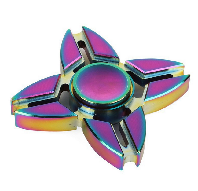 Windmill Camouflage Two Leaves Clover Four Leaf Crabs Finger Fancy Spinner