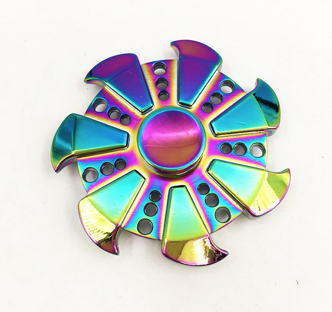 Windmill Camouflage Two Leaves Clover Four Leaf Crabs Finger Fancy Spinner
