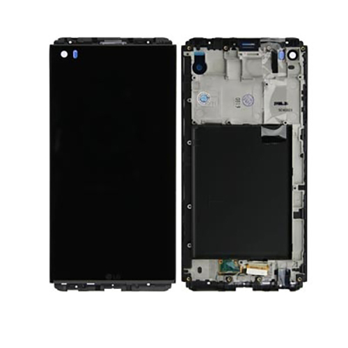 For LG V20 LCD Digitizer Touch Screen Assembly With Frame Black