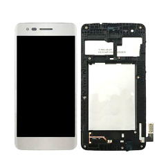 For LG K8 2017 MS210 LCD Digitizer Touch Screen Assembly with Frame White