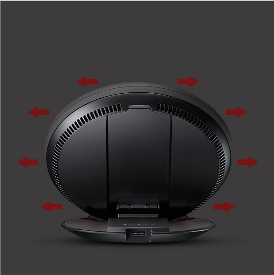 Fror Samsung S8 NOTE8 Fast Wireless Charger Fast Charger with Fan Wireless Charger