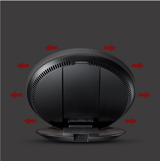 Fror Samsung S8 NOTE8 Fast Wireless Charger Fast Charger with Fan Wireless Charger