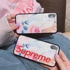 New Hot Seller Flowers Varnish Case For iPhone 6 7 8 Plus X