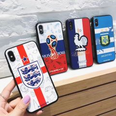 New Hot Seller World Cup Varnish Case For iPhone 6 7 8 Plus X