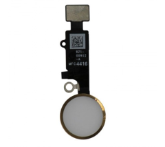 For iPhone 8 Home Button With Flex Cable Gold Part