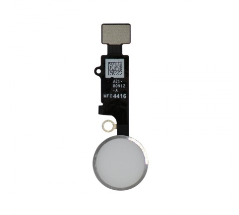 For iPhone 8 Home Button With Flex Cable Silver Part