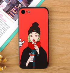 New Hot Seller Cartoon Tempered Glass Case For iPhone 6 7 8 Plus X XA XS XS Max