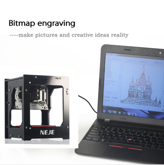Hot Seller 2018 New NEJE DK-8-FKZ 1500mW USB Laser Engraver