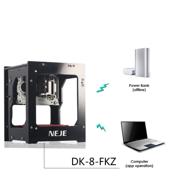 Hot Seller 2018 New NEJE DK-8-FKZ 1500mW USB Laser Engraver