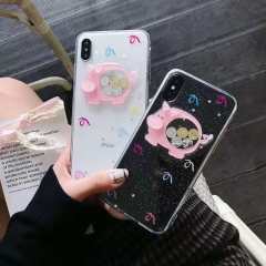 New Pig Powder Storage Tank Case For iPhone X XS XS MAX