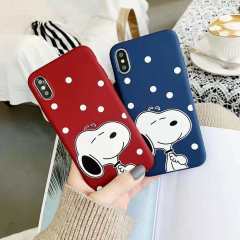 New Snoopy TPU Case For iPhone 6 7 8 X XS XS MAX