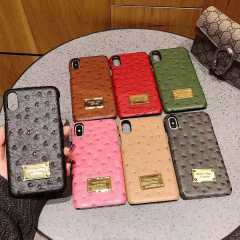 New MK Ostrich Spot Case For iPhone 6 6P 7 8P X XS XS MAX