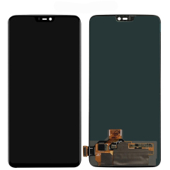 One Plus 6 Full LCD Digitizer Touch Screen Panel Assembly  Black