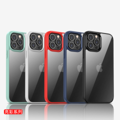 New Transparent Super Thin TPU+PC Protective Case for iPhone 7-14pm