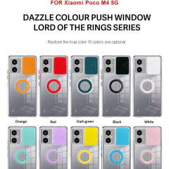 High Quality Window Ring Bracket 2.0mm TPU Back Case For Xiaomi POCO M4 5G MI 11