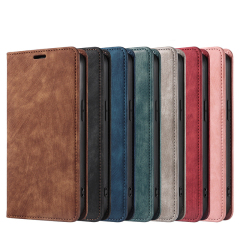 High Quality Magnetic Attraction Flip Case Card Holder For iPhone,Sam,Xiaomi,Huawei Etc