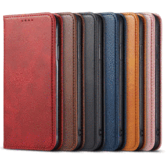 High Quality Magnetic Attraction Without Straps Flip Case Card Holder For iPhone,Sam,Xiaomi,Huawei Etc
