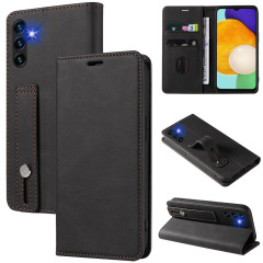 High Quality Magnetic Wrist Strap Flip Case Card Holder For iPhone,Sam,Xiaomi,Huawei Etc