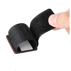 Sled Base Side Chair Foot Pad Fixed Bow Chair Floor Mute U-shaped Noise-proof Protective Cover Velcro Straps