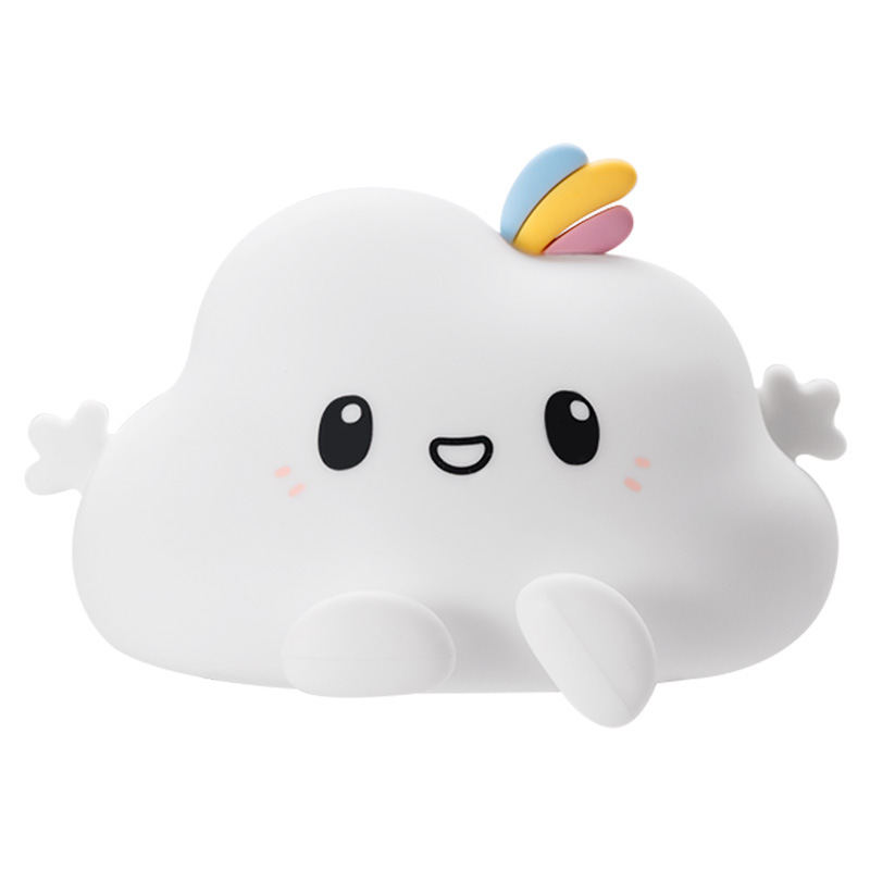 Little Cloud Colorful Bedside Breastfeeding Accompanied by Sleep Pat Pat Silicone Night Light